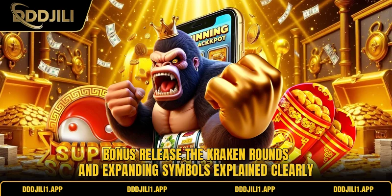 Bonus Release the Kraken rounds and expanding symbols explained clearly