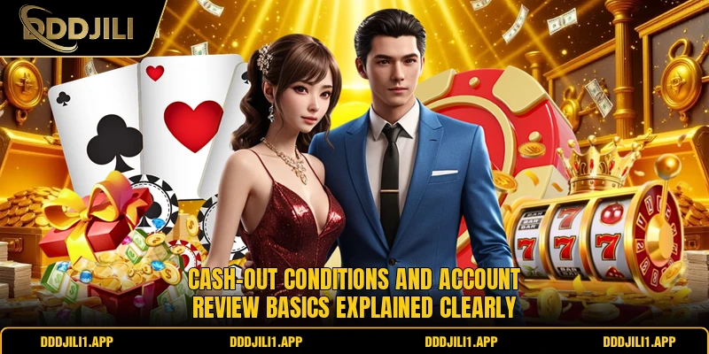 Cash-out conditions and account review basics explained clearly
