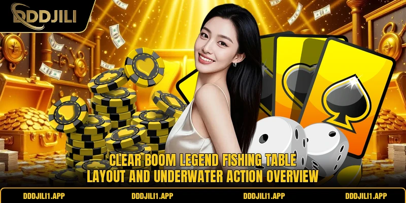 Clear Boom Legend Fishing table layout and underwater action overview