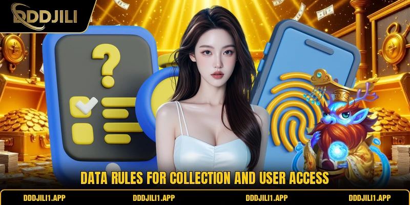 Data rules for collection and user access