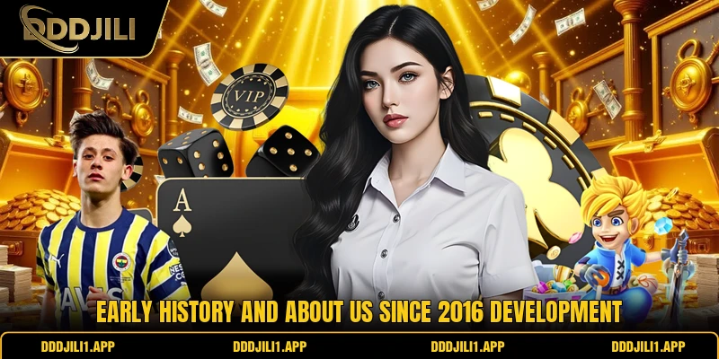 Early history and about us since 2016 development
