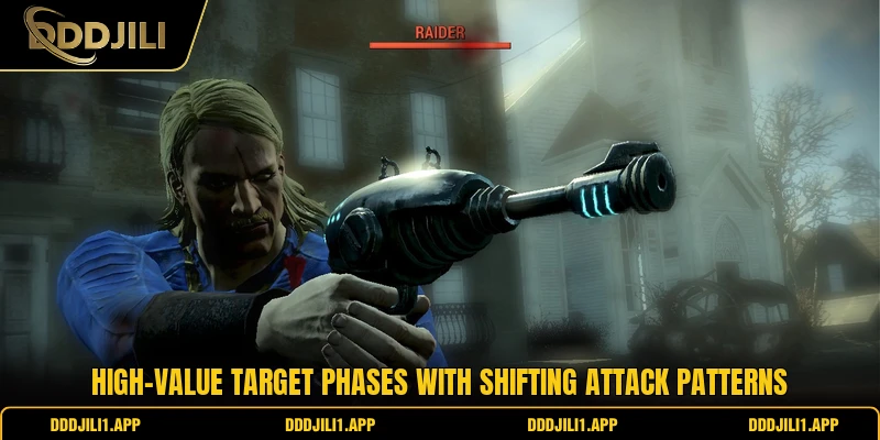 High-value target phases with shifting attack patterns