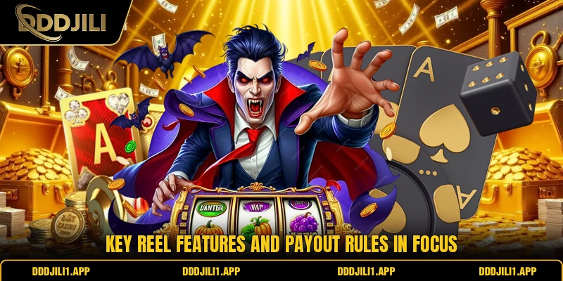 Key reel features and payout rules in focus