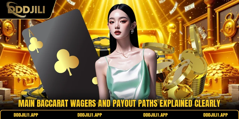 Main baccarat wagers and payout paths explained clearly