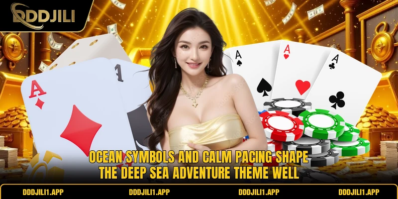 Ocean symbols and calm pacing shape the Deep Sea Adventure theme well