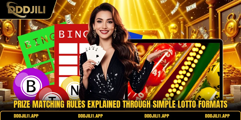 Prize matching rules explained through simple lotto formats