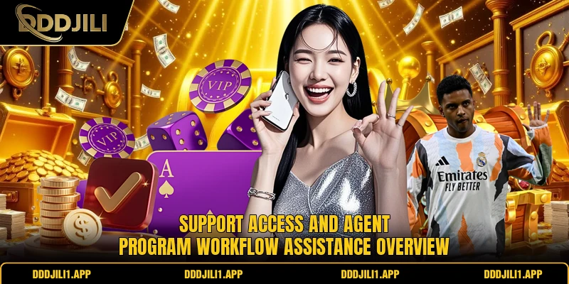 Support access and agent program workflow assistance overview